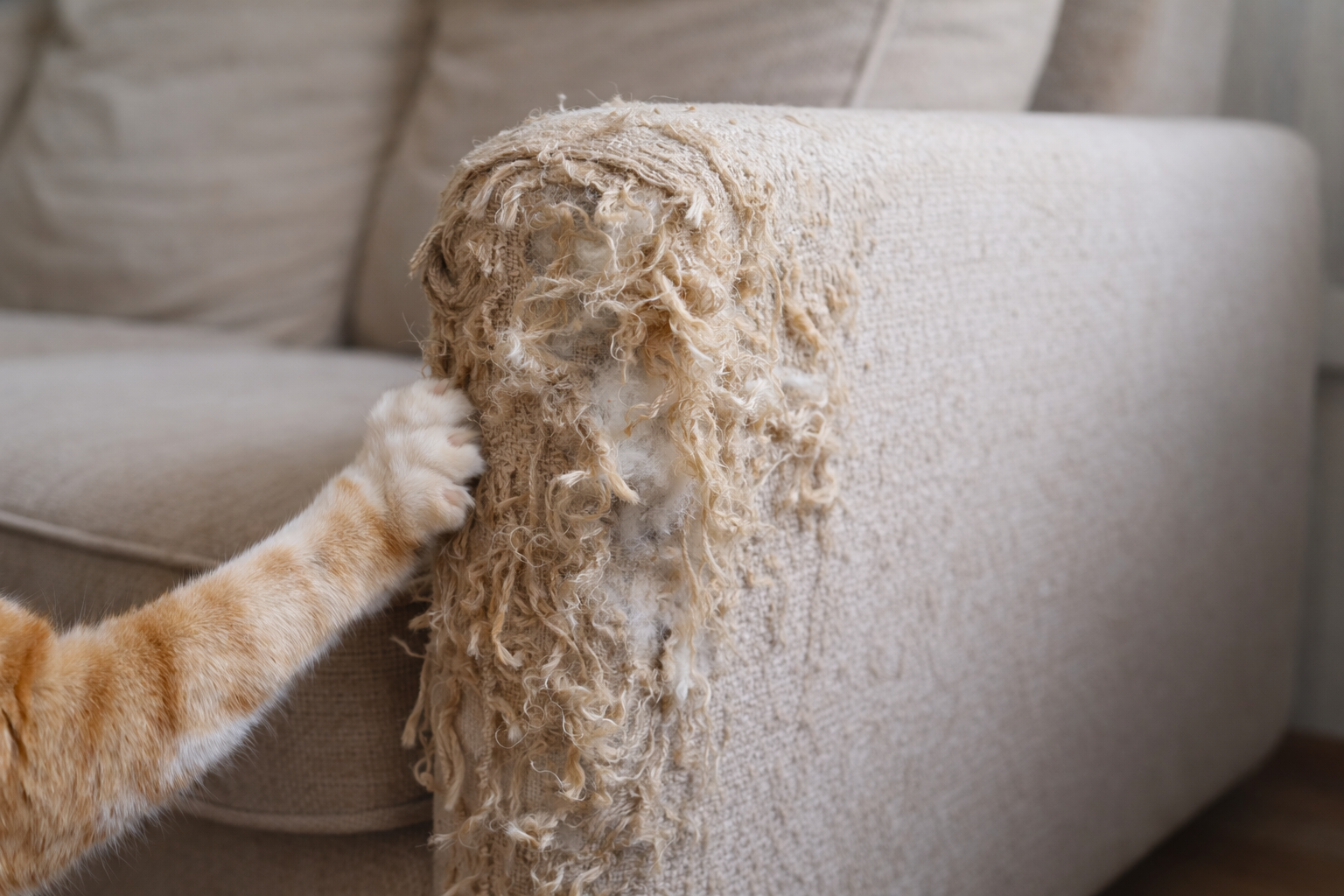 How to Stop Cats from Scratching Furniture Naturally