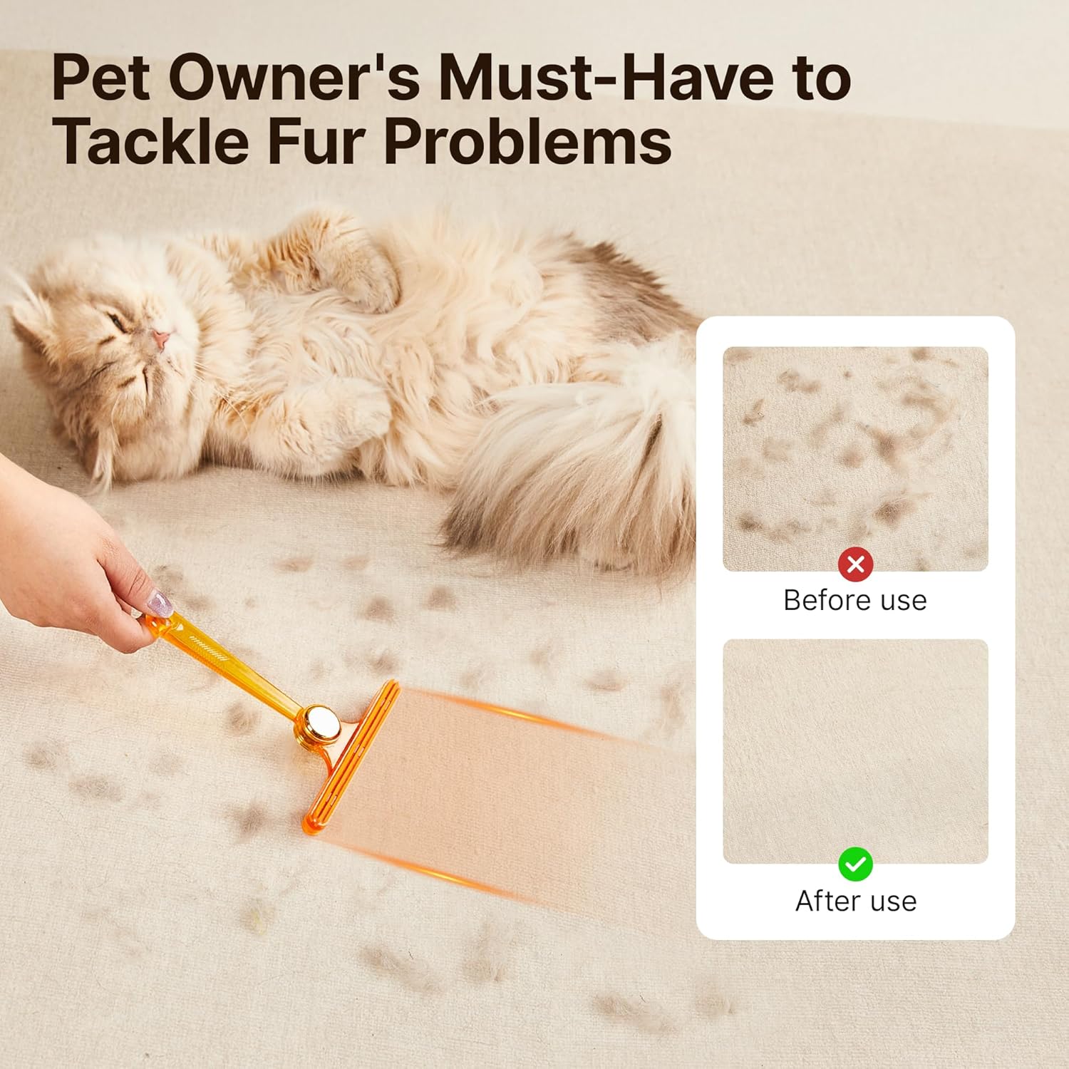 Manual Fabric Lint & Hair Remover – Keep Clothes & Furniture Smooth, Clean & Fresh