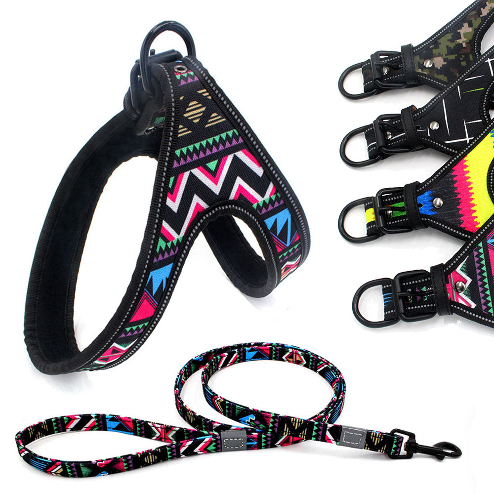Colourful Explosion-Proof Dog Leash – Strong, Reflective lead for Small, Medium, and Large Dogs