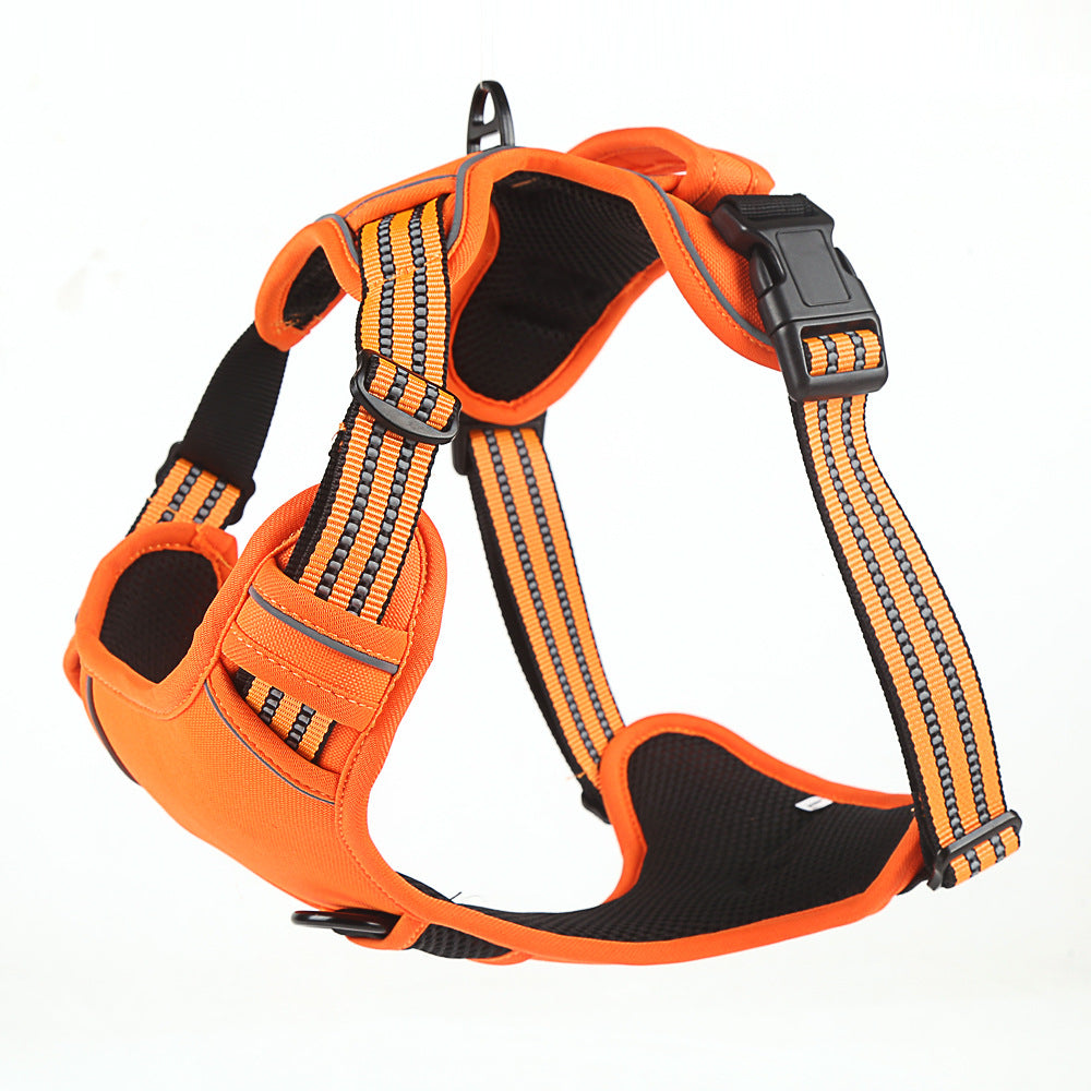 Breathable No-Pull Dog Harness with Reflective Strips – Safe, Comfortable & Walk-Ready