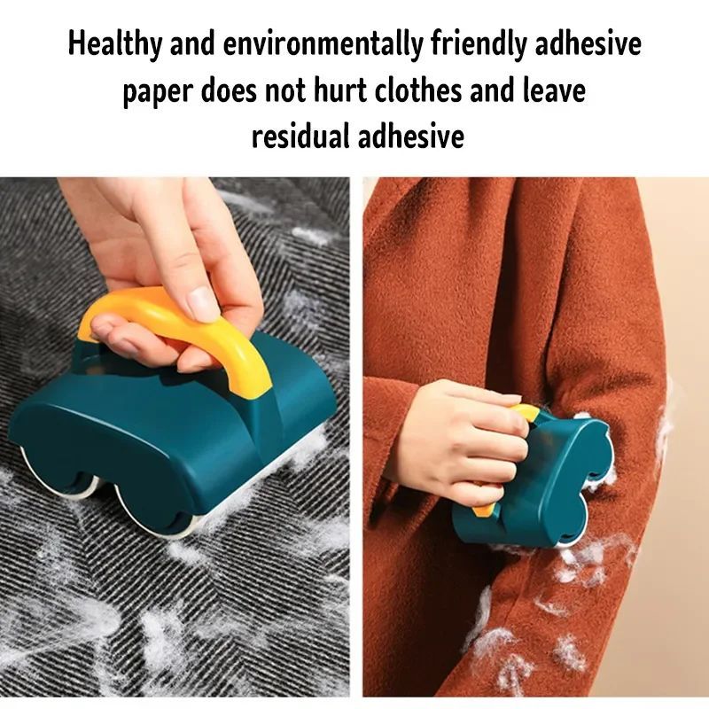 Durable, Double-action, Pet Hair Remover Roller – Fun, Easy, Hair-Free Grooming for Cats & Dogs