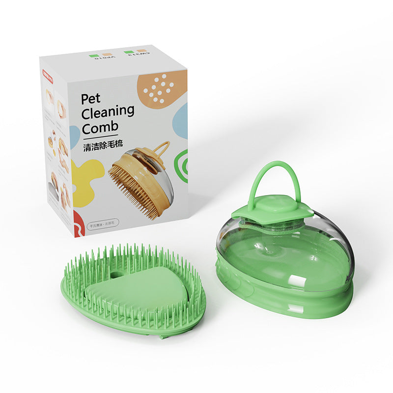 Floating Hair Removal Comb – Soothing Water Tank Massage for Happy Cats & Dogs