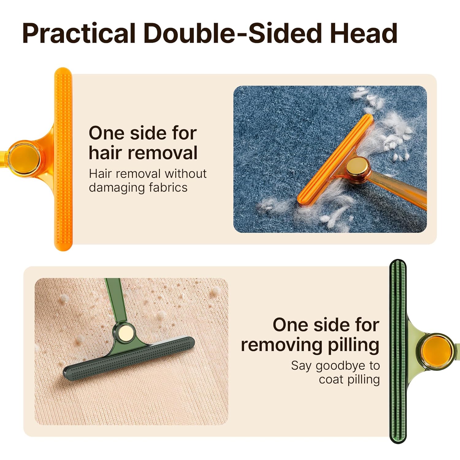 Manual Fabric Lint & Hair Remover – Keep Clothes & Furniture Smooth, Clean & Fresh