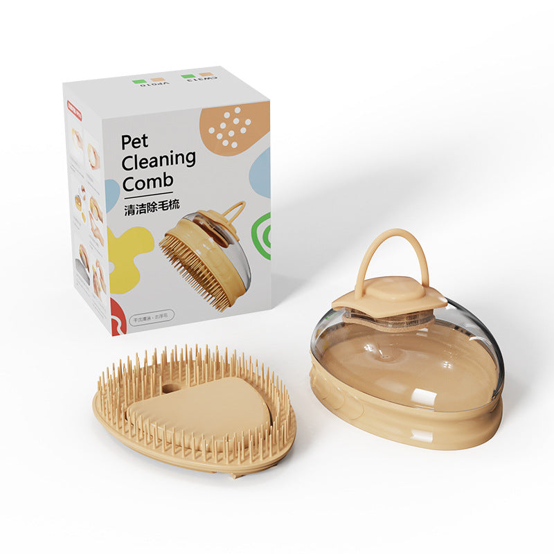 Floating Hair Removal Comb – Soothing Water Tank Massage for Happy Cats & Dogs