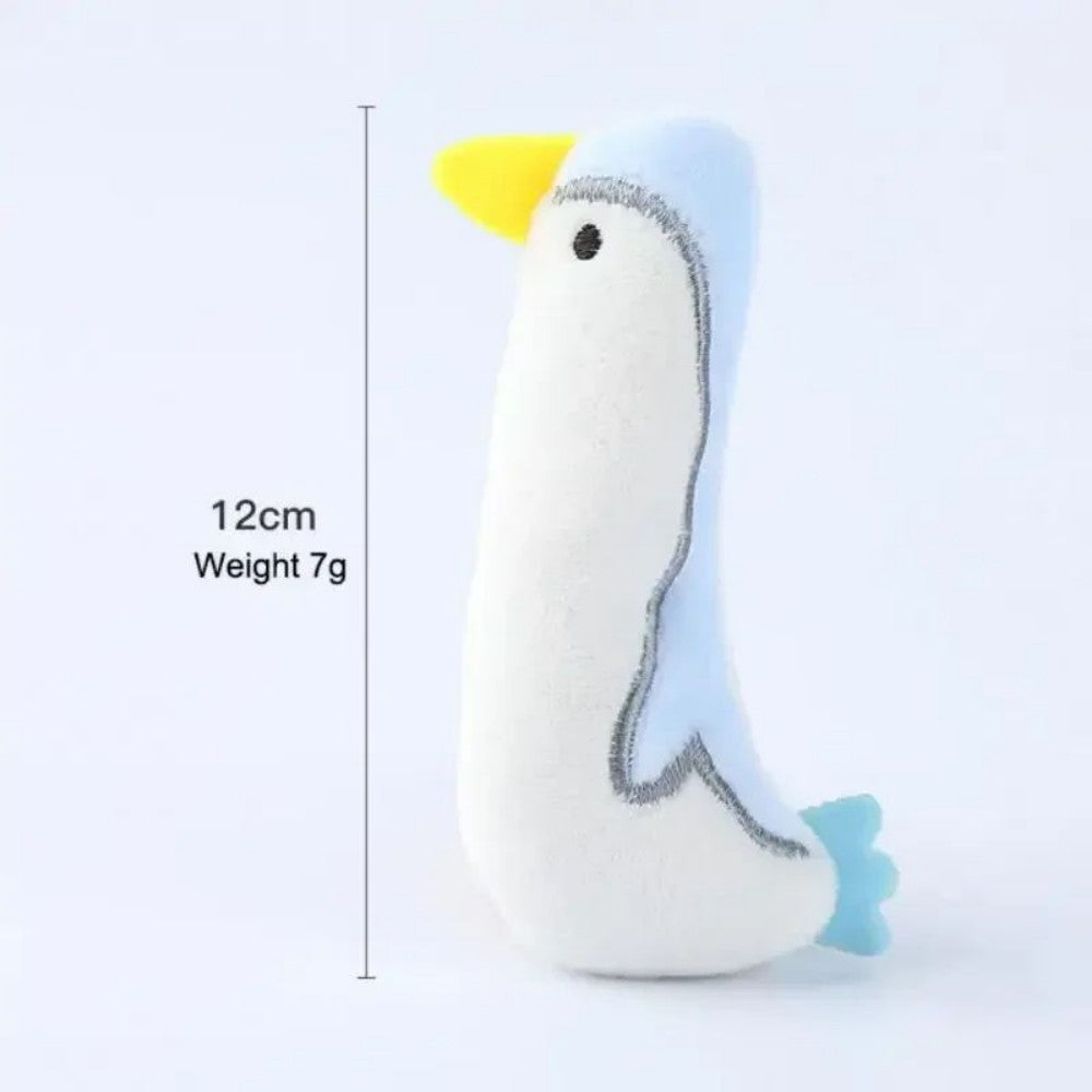 Cat Plush Toy with Catnip Mint & Squeaker – Fun Playtime for Cats