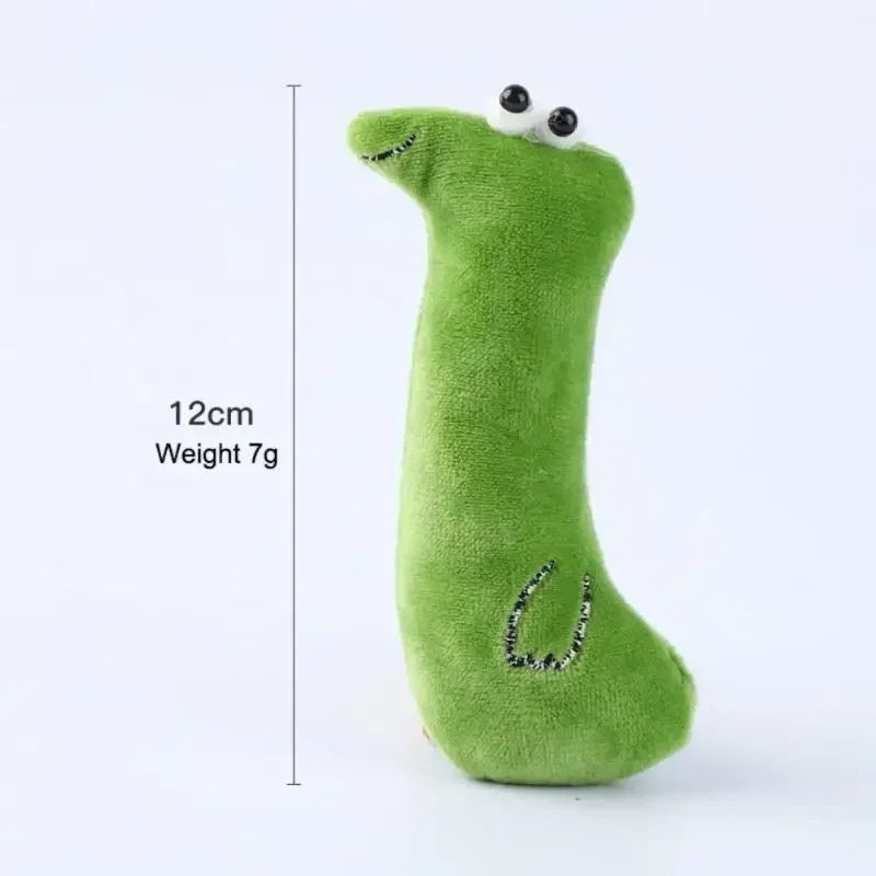 Cat Plush Toy with Catnip Mint & Squeaker – Fun Playtime for Cats