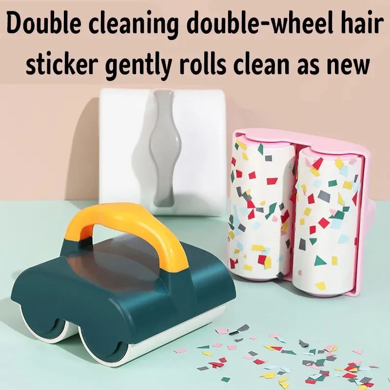 Durable, Double-action, Pet Hair Remover Roller – Fun, Easy, Hair-Free Grooming for Cats & Dogs