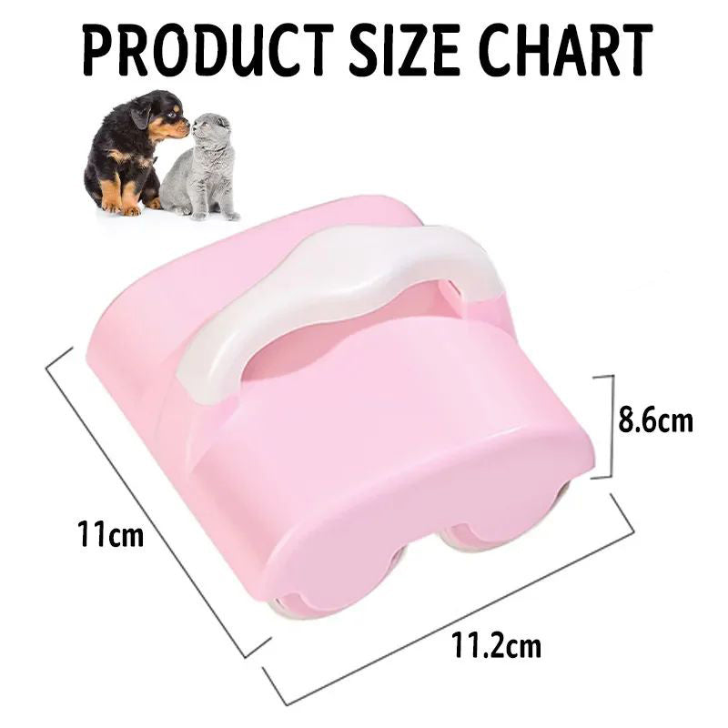 Durable, Double-action, Pet Hair Remover Roller – Fun, Easy, Hair-Free Grooming for Cats & Dogs
