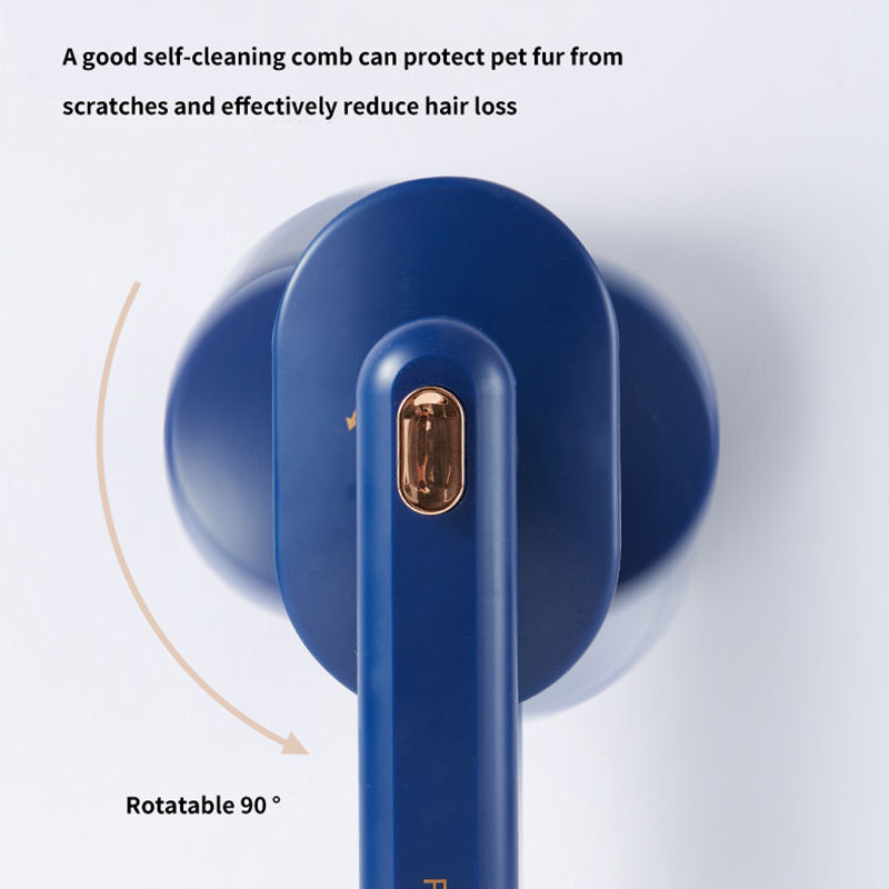 Easy Groom Pet Comb – Self-Cleaning Cat & Dog Brush for Shedding & Fur Removal